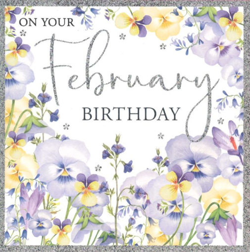 Picture of FEBRUARY BIRTHDAY CARD